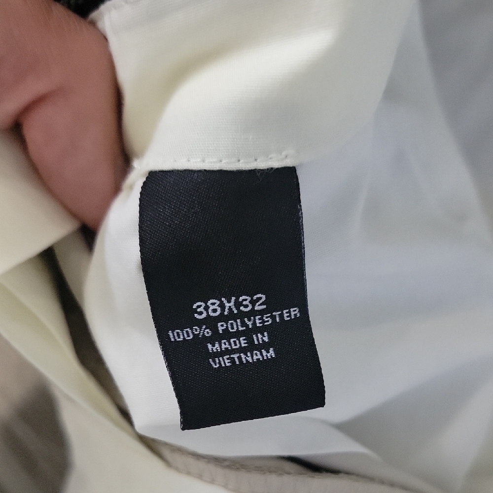 PGA Tour White Dress Pants Flat Front Straight Leg - Picture 4 of 9